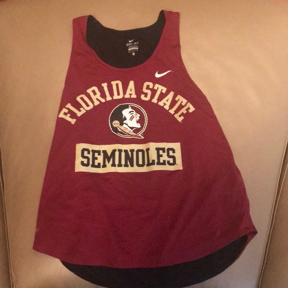 FSU Nike Dri fit Jersey Tank - Picture 1 of 3